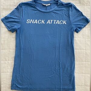 Ganni blue snack attack tshirt